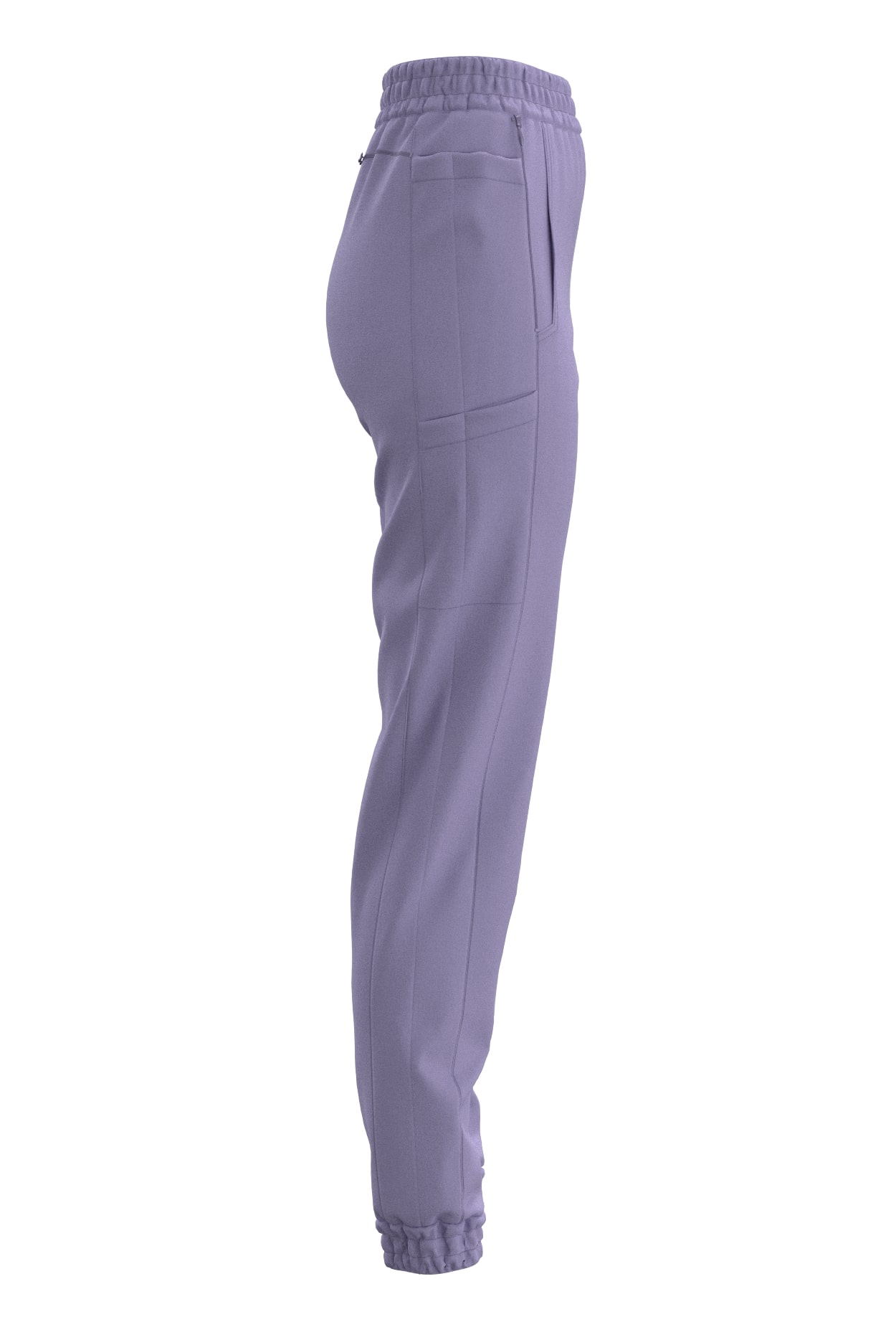 Women Scrub Bottom – Swift Athletic – Side 10 Pockets Cuff – Lavender4-min