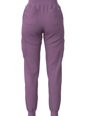 Women Scrub Bottom – The Classic – Utility – Double Joggers – 13 Pockets- Dusty Lavender3-min